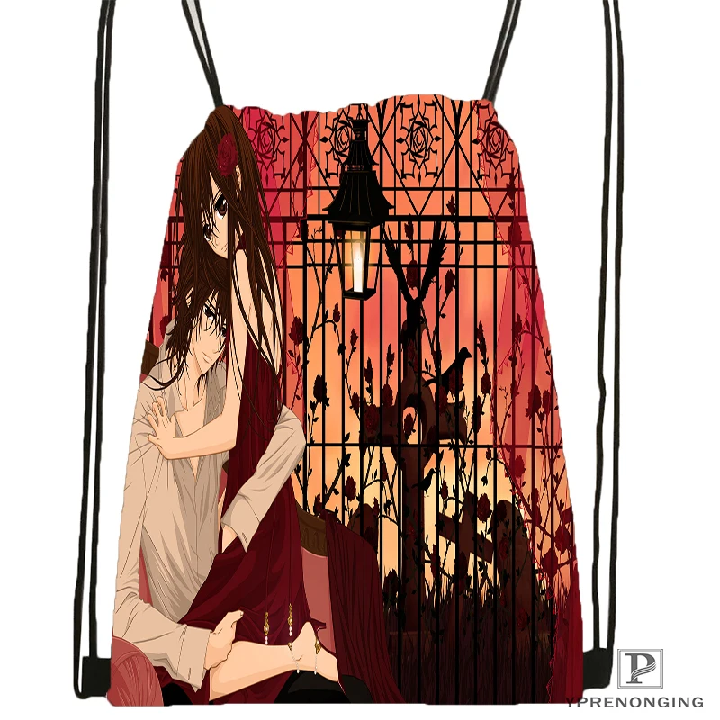 

Custom Vampire.Knight.full. Drawstring Backpack Bag Cute Daypack Kids Satchel (Black Back) 31x40cm#180531-04-18