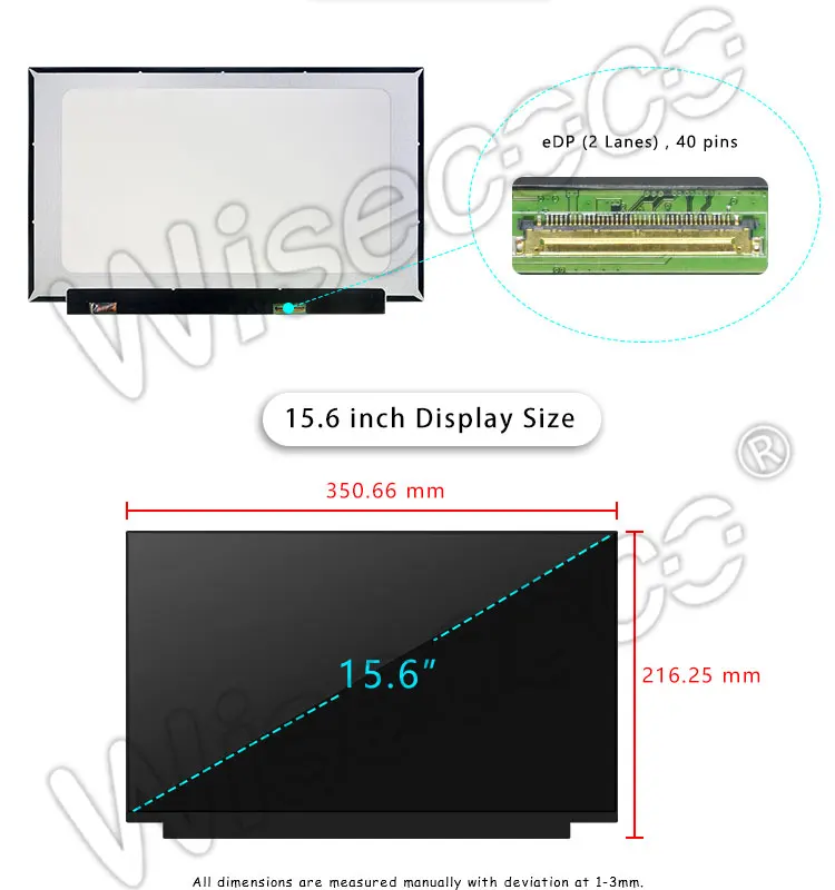 Wisecoco 15,6 дюймов 1366*768 сенсорный экран дисплей с VGA HDMI плата контроллера для ноутбука Мини ПК