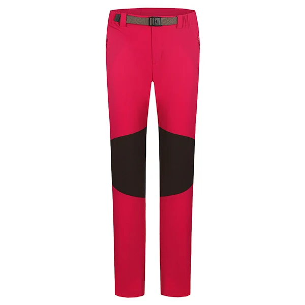 ROYALWAY уличные походные брюки женские многофункциональные ветрозащитные водонепроницаемые Лоскутные Длинные брюки тонкие брюки RFQL1029E - Цвет: Красный