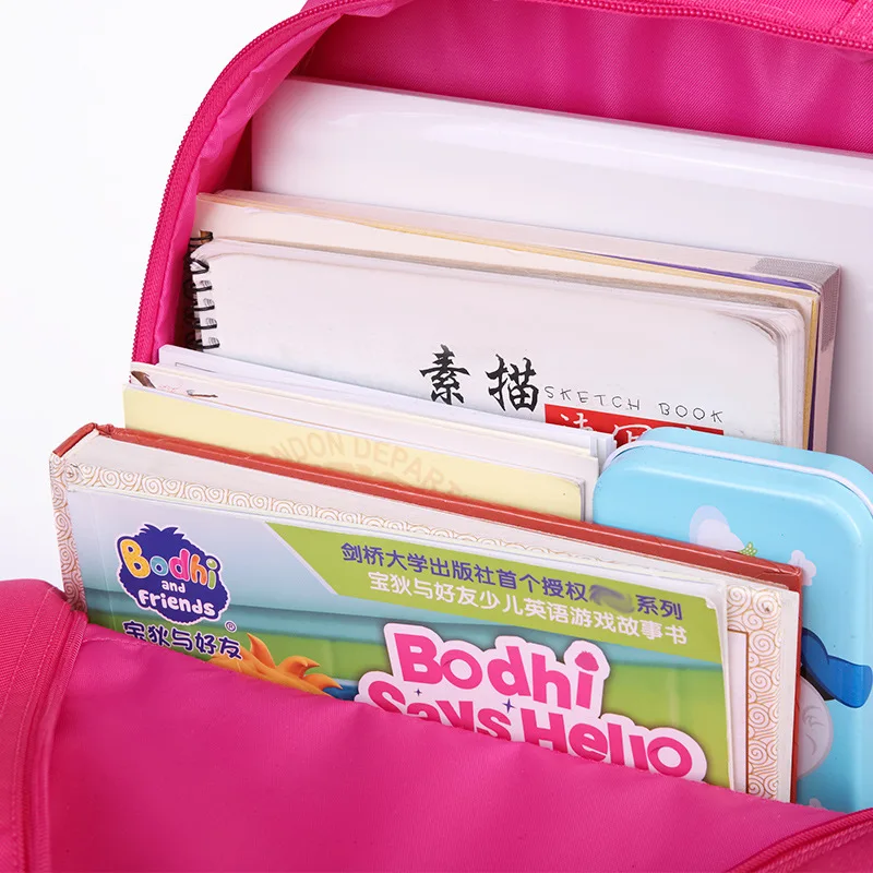 

Young STUDENT'S Backpack Bag Boy Girl'S 1-3-6 Grade Spine-Backpack 6-12-Year-Old Light CHILDREN'S School Bags