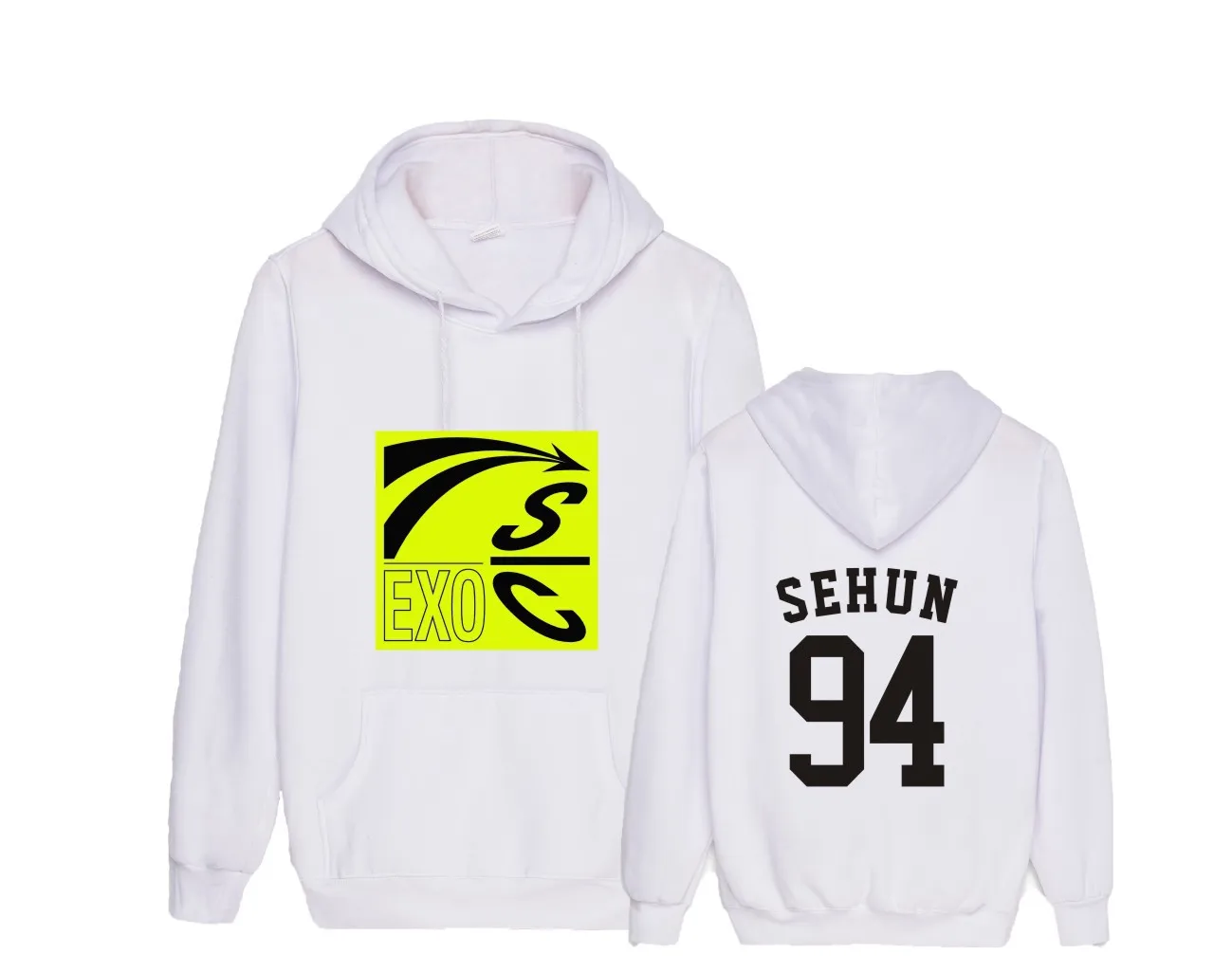 Новинка года, KPOP EXO SC Album What A Life Sehun Chaeyeol, толстовка с капюшоном, бархатная свободная хлопковая Прямая поставка
