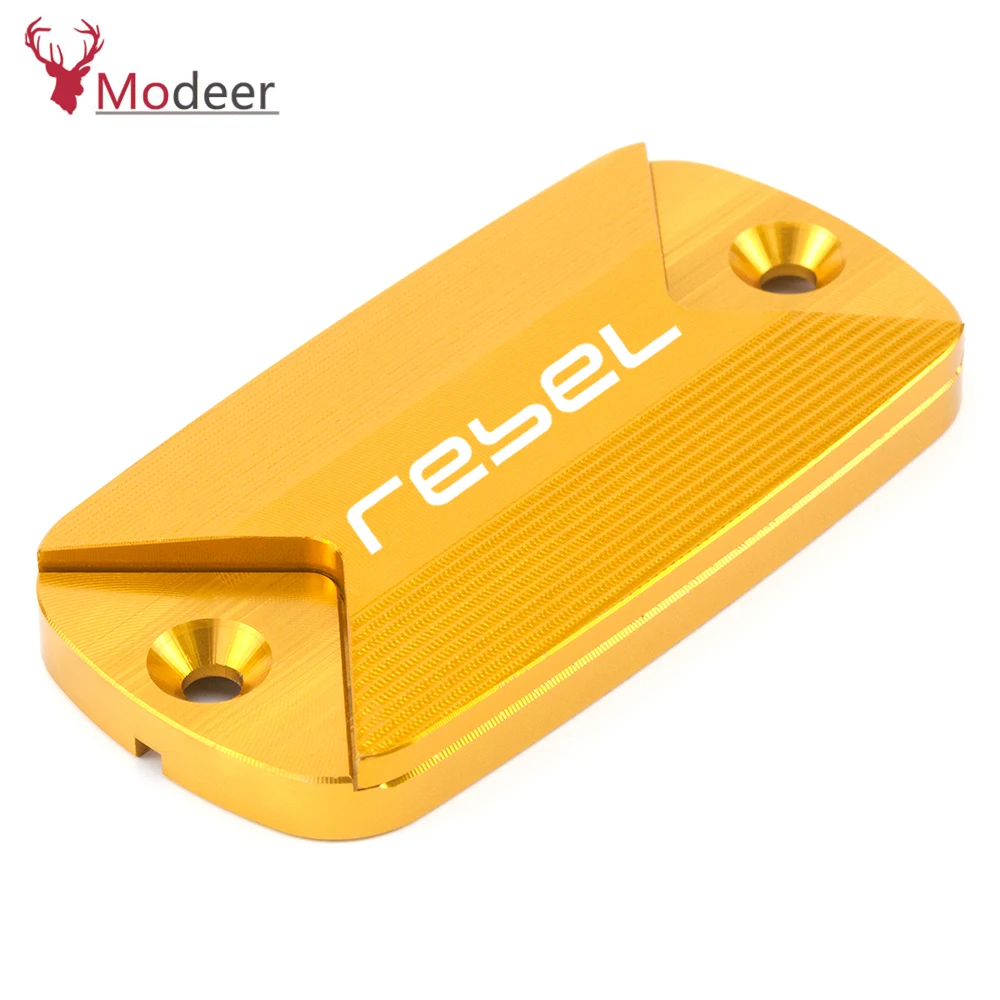 FOR Honda Rebel 300 Rebel 500 REBEL300 REBEL500 2017 Motorcycle CNC Front Brake Fluid Reservoir Cap Cover (3)