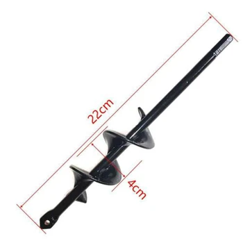 

For Cordless Electric Drill Spiral-shaped Steel Drill Bit For Loosing Soil Gardening Planting Flower Plants Drill Bit