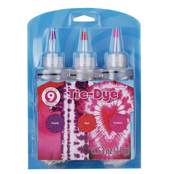 

Colorful Decorating Children Adult Cold Water Permanent Ink Tie Active Pigment Fabric Dye Clothing DIY 3 Colors Textile Paint