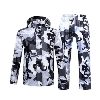 

Impermeable de camuflaje caliente para mujer/hombre, capa de lluvia para hombre, capa de lluvia para hombre