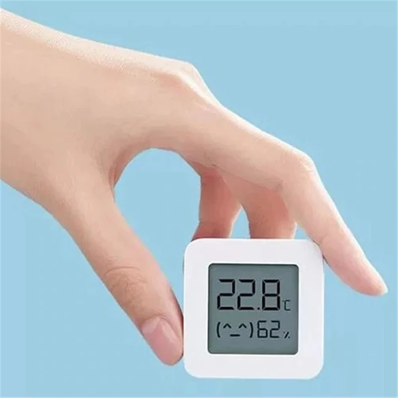[Новейшая версия] XIAOMI Mijia Bluetooth термометр 2 беспроводной умный электрический цифровой гигрометр термометр работает с приложением Mijia