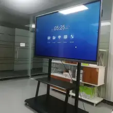 ПК Встроенный 65 75 85 дюймов 4K wifi Lcd сенсорный экран с функцией smart tv