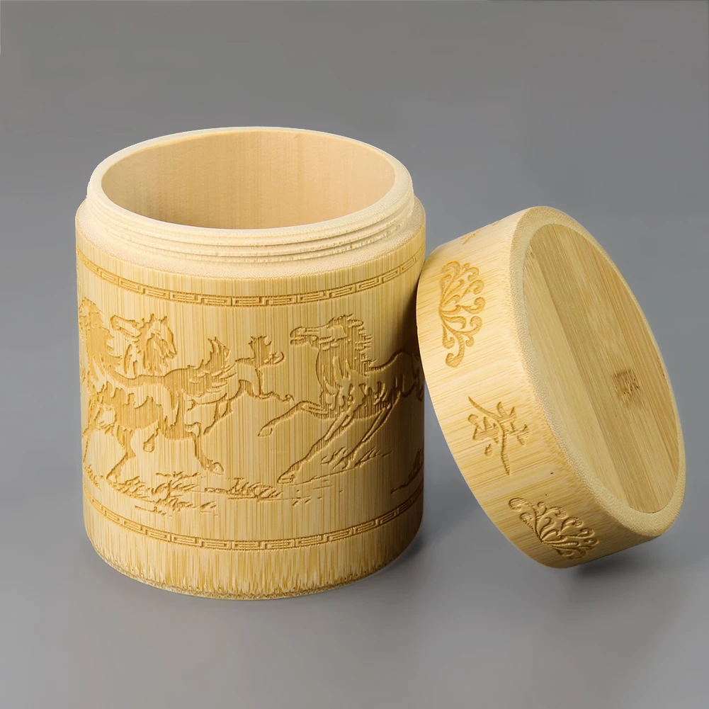 Настоящий бамбуковый чай жестяная палочка для еды держатель ручек герметичная