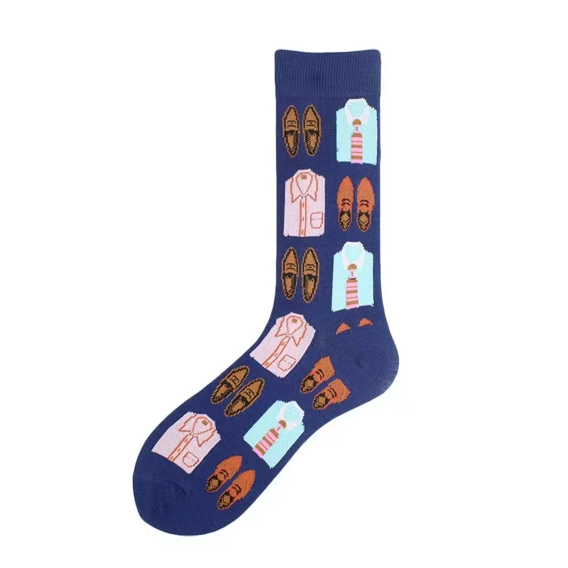 Fashion Cotton Men Socks Breathable All Seasons Socks Comfortable Socks