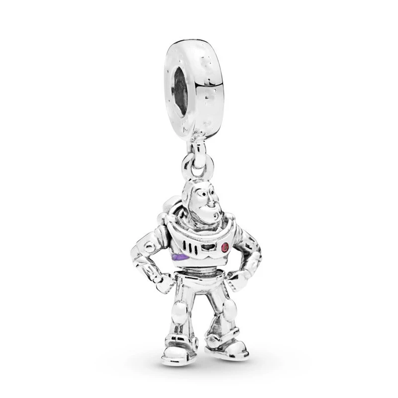 Charms 019 2 шт./лот, специальное предложение, подвески в виде динозавра, бусины, подходят для браслетов Pandora, ожерелье для женщин, DIY ювелирные аксессуары, божья коровка, Лев, Зебра - Цвет: Charms 019