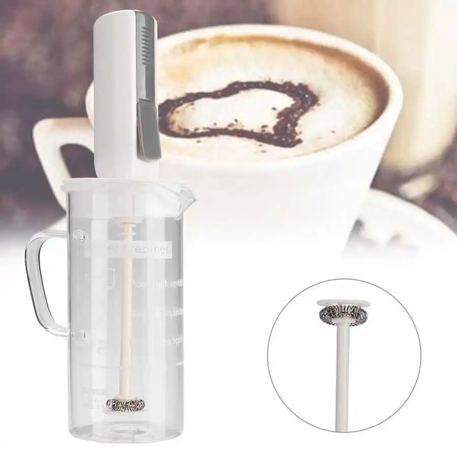 Electric Milk Frother Foam Maker Coffee Whisk Mixer Food Blender