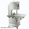 Moveable workbench Commercial Bone Cutter Electric Meat Sawing Machine Pig Feet Beef Bone Cutting Machine bone saw machine 2