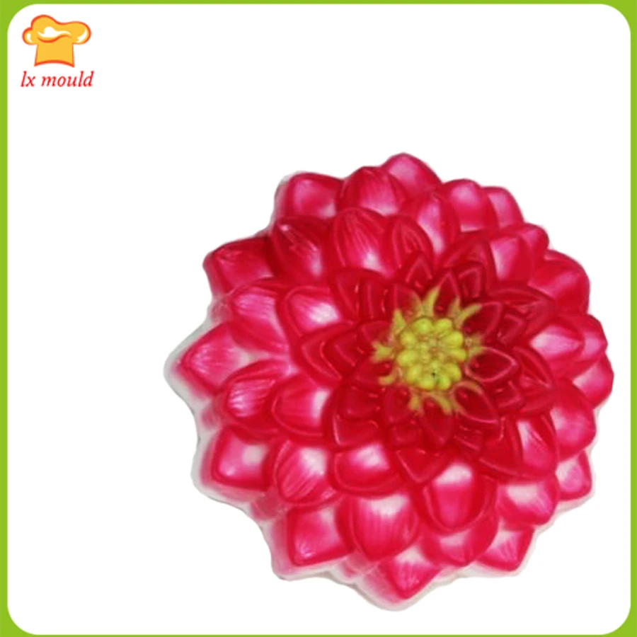 

2017 new chrysanthemum hand soap silica gel mold DIY candle mold dahlia mold