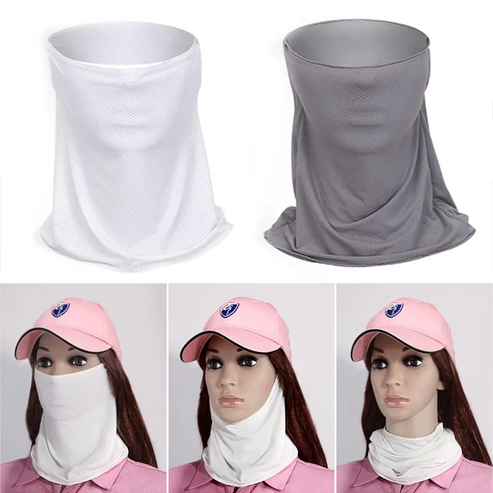 Sunscreen Cycle Mask Foldable Golf Riding Outdoor UV Blocking Sun Protection Neck Face Masks Summer Breathable Cooling Mask