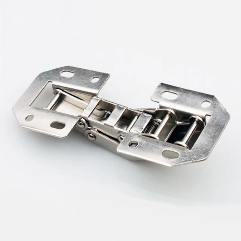 90 Degree Cabinet Hinges 3 Inch 4 Inch No-Drilling Hole Bridge Shaped Spring Hinge Cupboard Door Furniture Hardware