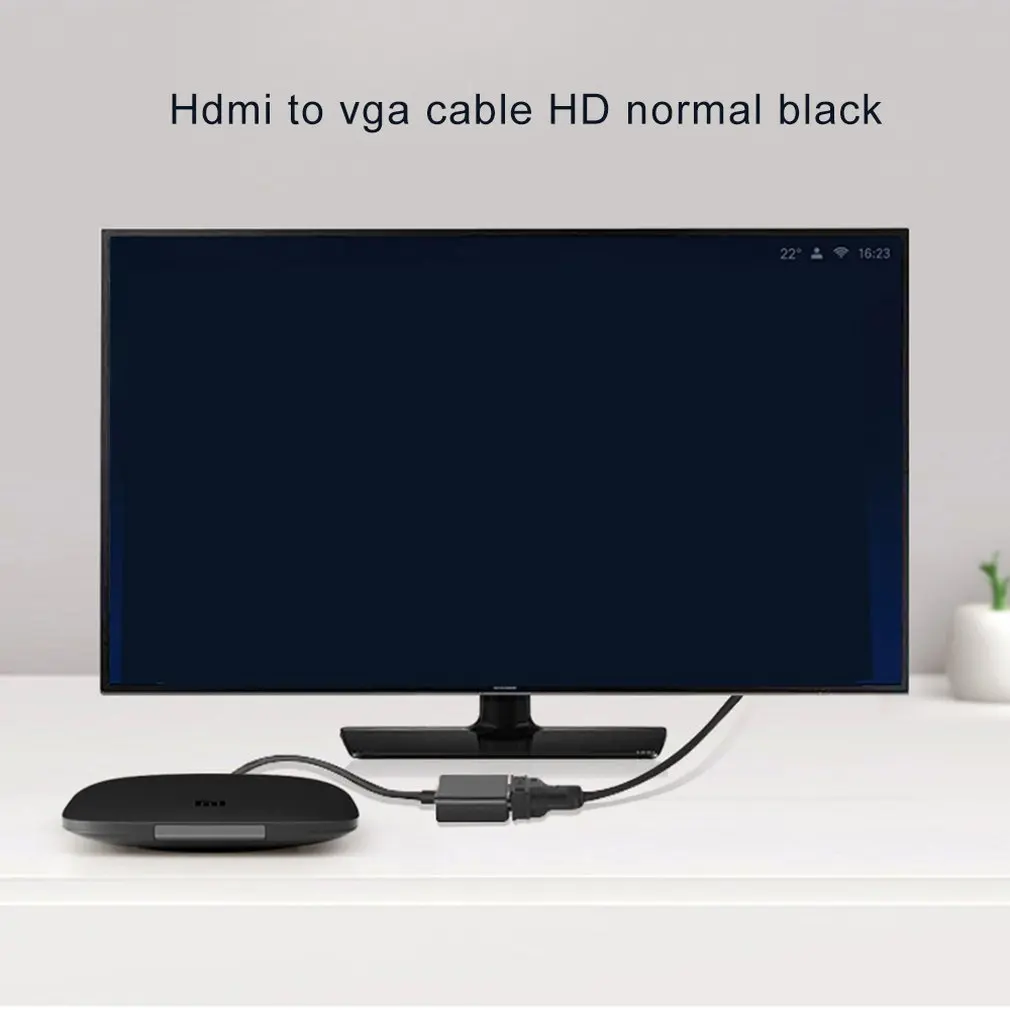 HDMI в VGA адаптер 1080P мужской в Famale конвертер адаптер 1080P цифро-аналоговый видео аудио для ПК ноутбук планшет