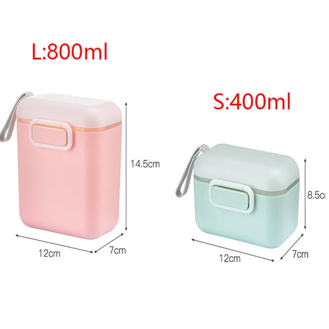 Baby Milk Powder Container Portable Baby Food Storage Box Double Layer Infant Milk Powder Box Toddle Snacks Container 6