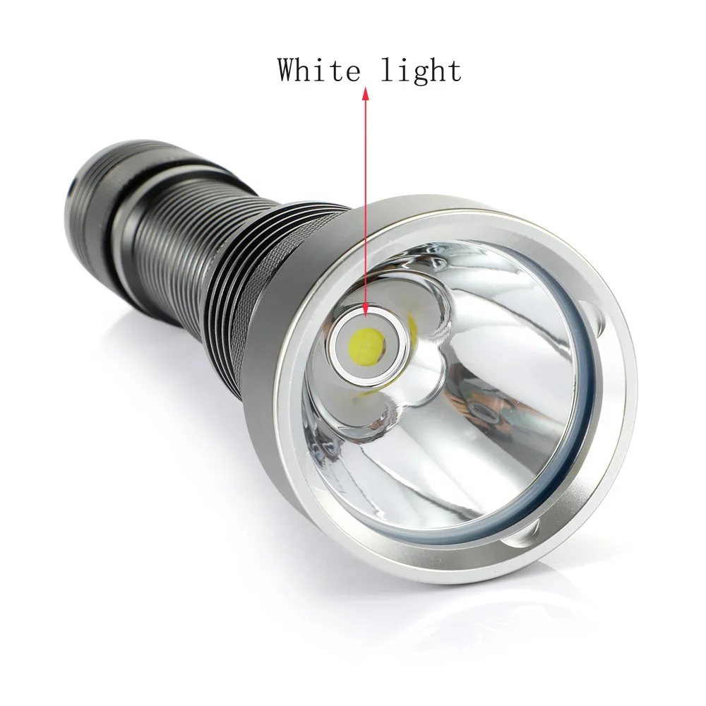 Мощный фонарь для дайвинга подводный XHP 70,2 лампа 5 режимов освещения светодиодный водонепроницаемый фонарь для охоты