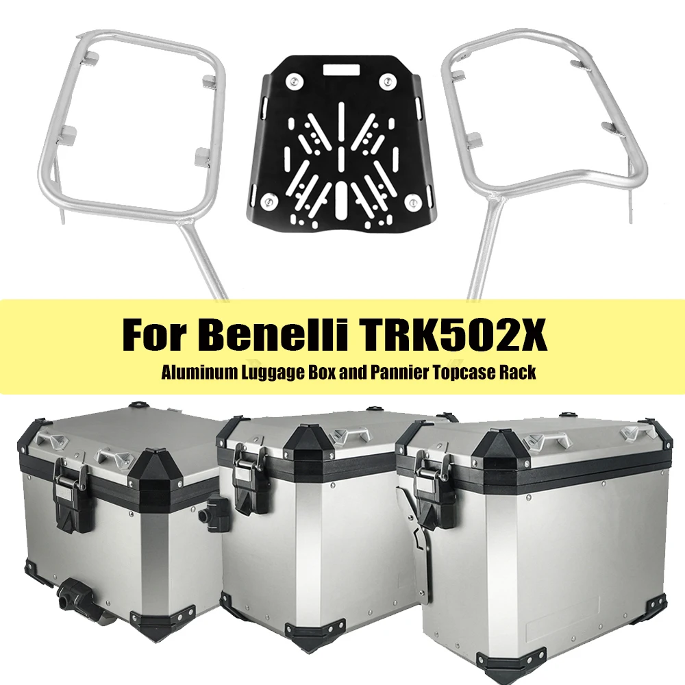 Top case aluminium compatible avec Benelli TRK 502 / X Bagtecs