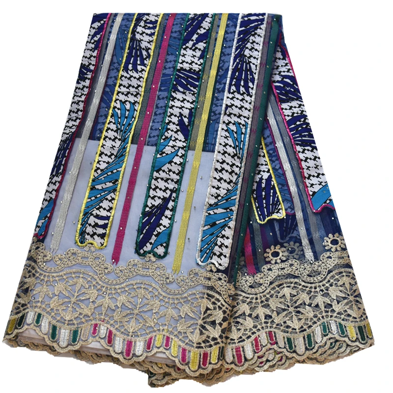 Высокое качество Африканский Воск шнур кружево ткань вышивка высокое качество камнями кружево французское Тюлевое кружево ткань для вечерние нигерийское кружево ткань