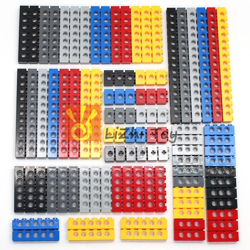 Technical Building Blocks Parts Bulk MOC Thick Bricks 6 Color Combination Accessories for Robot Children Toys