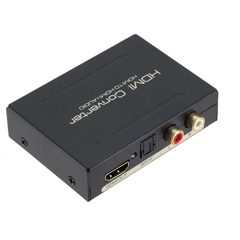 1080P HDMI o сплиттер к SPDIF R / L преобразователь сигнала для систем домашнего