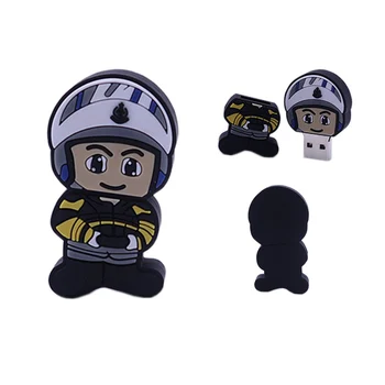 

Mini Notepad USB Drive USB Flash Drive USB 2.0 4GB 8GB 16GB 32GB Police cartoon storage disk
