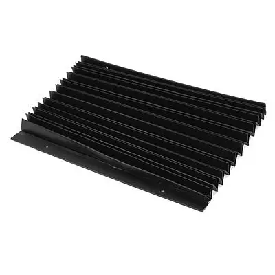 

CNC Machine Fitting Folding Organ Shaped 30cm Length Dust Cover Black