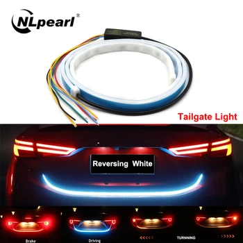 

NLpearl 120mm 12V Bright RGB LED Strip Turn Signal Running Light Light for Car Stop Reserving Light Trunk Tail Light Brake Lamp