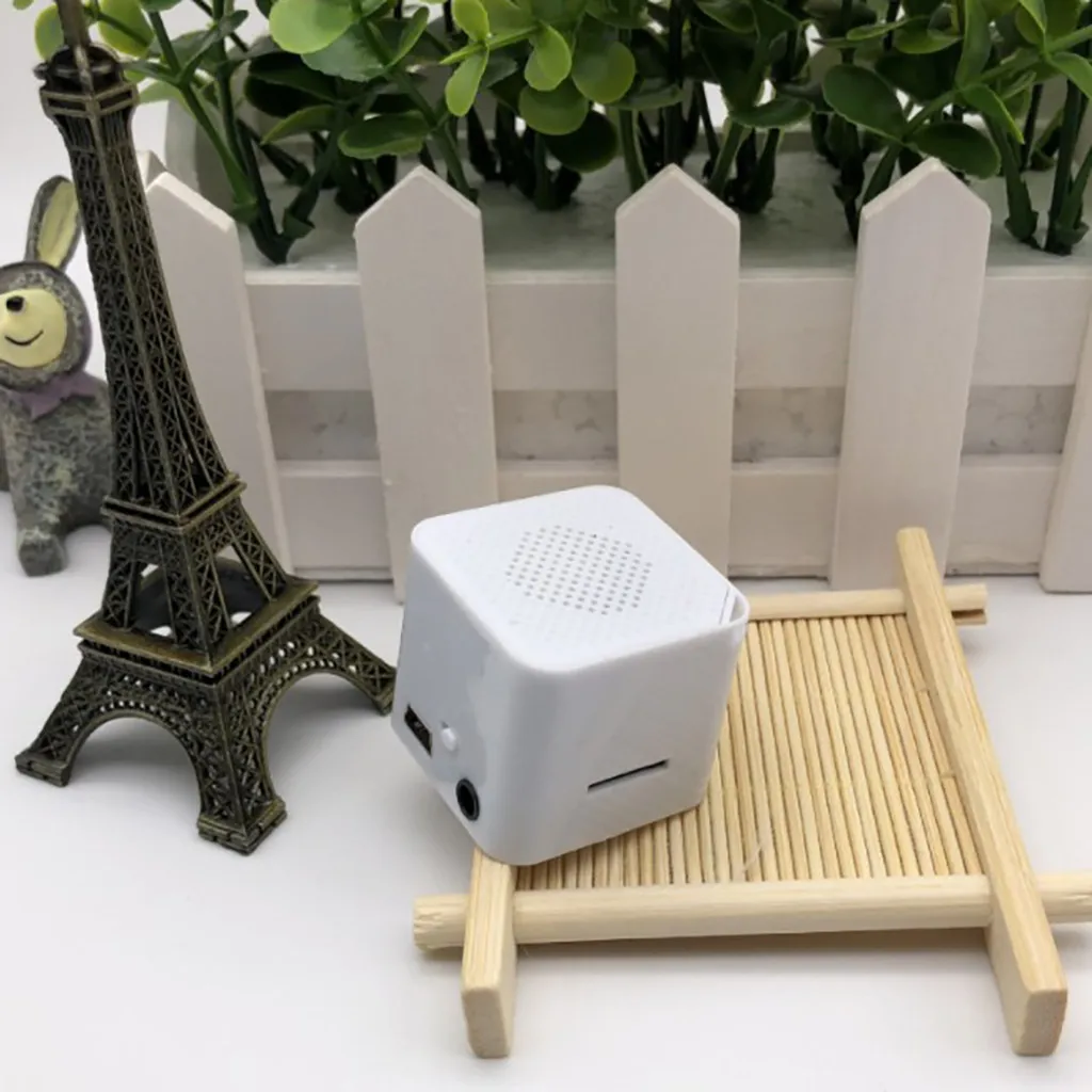 Vendedor Caliente Mini reproductor de música MP3 USB portátil, compatible con tarjeta Micro SD TF, música blanca, USB, alta fidelidad, reproductor de música, Radio con tarjeta SD QMrXeAMzAZA