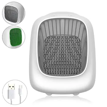 

USB USB Air Conditioner Personal Space Cooler Humidifier Moist Low Noise Purifies Air Evaporative Small Desk Fan Mini Coolair AC