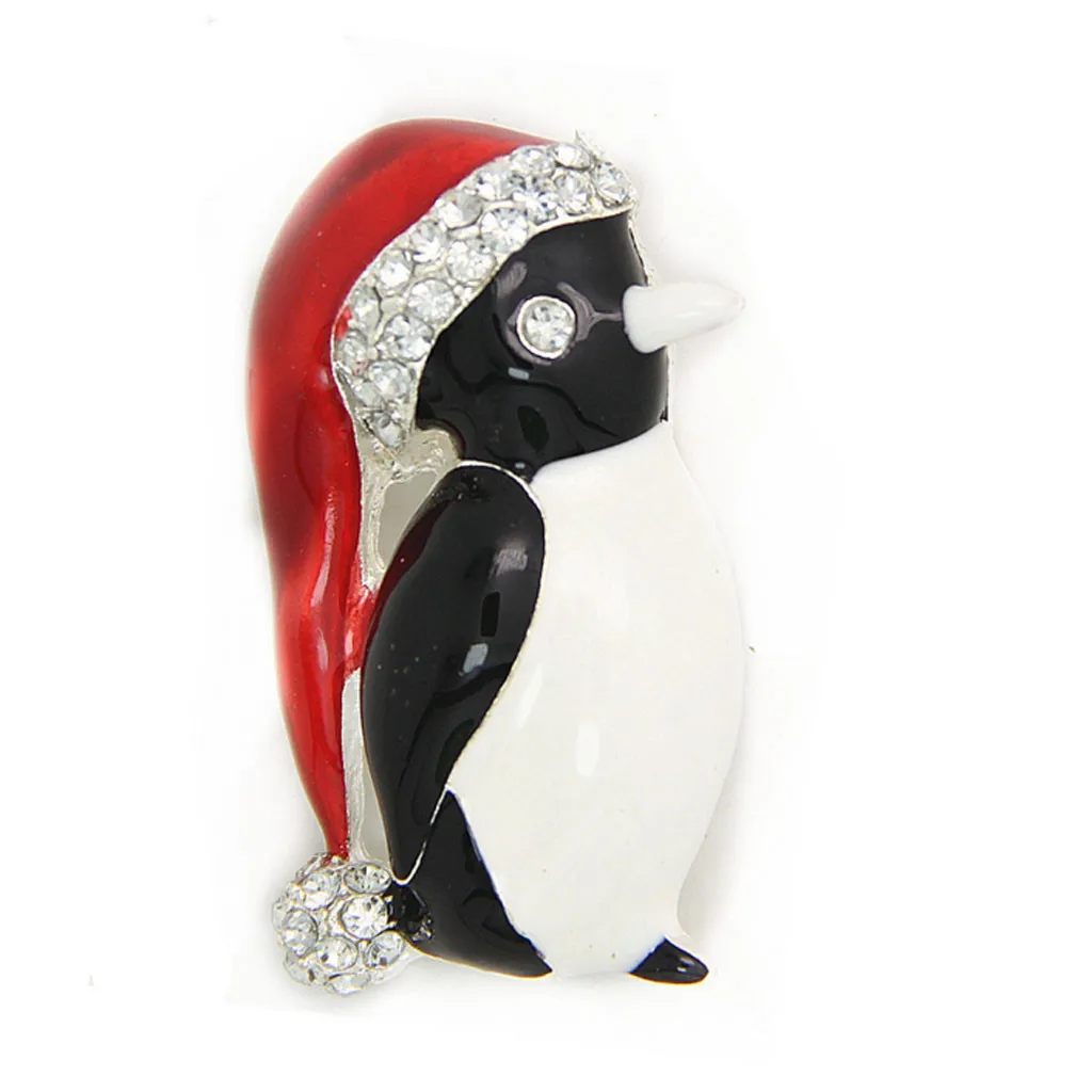 

New Design Premium Quality Penguin Brooch Elegant Pin Brooch Cute Penguie Shape Jewelry Valentine's Day New Year Gift Delicate