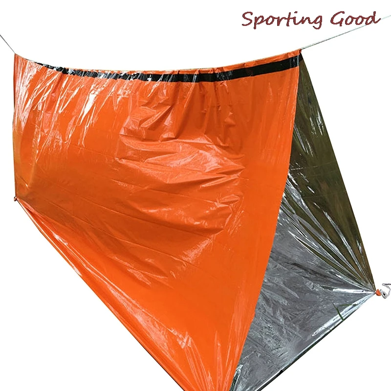 HOT Emergency Sleeping Bag Emergency First Aid Sleeping Bag PE Aluminum Film Tent For Outdoor Camping And Hiking Sun Protection