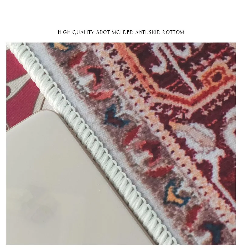 Американский ретро-ковер гостиная Марокканский Стиль Спальня ковер домашний придиванный коврик классический журнальный столик пол коврик бар ковры и ковры