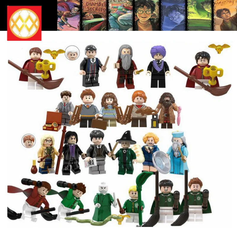 

Single Sale Ron Weasley Bole Seamus Finnigan Rubeus Hagrid Hermione Oliver Wood Fantastic Building Blocks Children Toys for boys