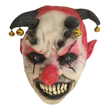

Halloween Creepy Clown Headgear Halloween Monster Mask Costumes Mask Cosplay Mascaras De Latex Realista Carnival Party Ornament