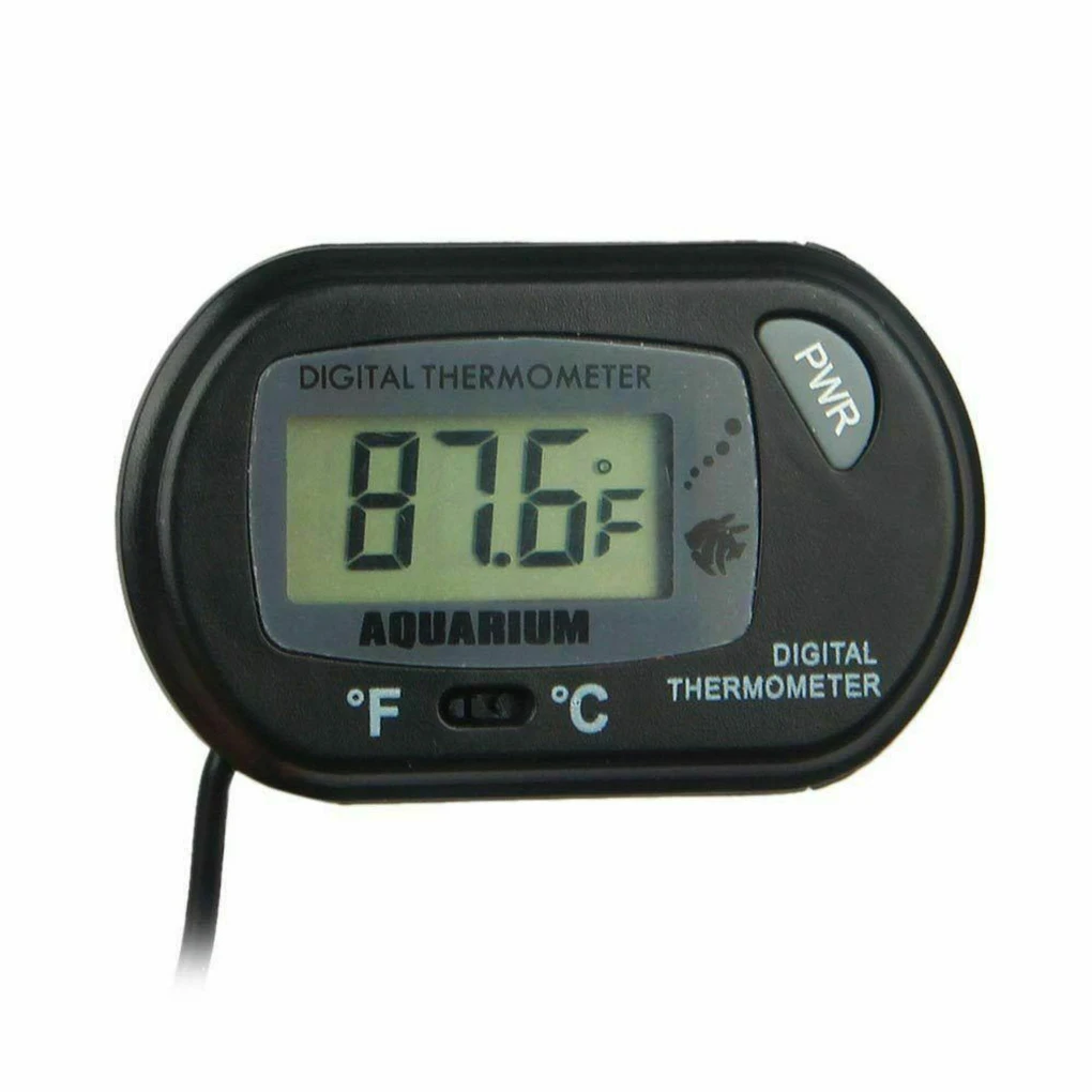 LCD Digital Aquarium Thermometer Fish Tank Water Temperature Meter Aquarium Temp Detector Fish Alarm Pet Supplies Tool Aquatic aquarium thermometer thermometer hygrometer digital temperature controller