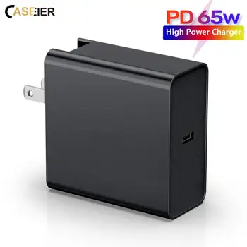 

CASEIER 65W Charger For Smart Mobile Phone Tablet PD 3.0 Fast Charging Power Adapter For iPhone 12 Mini Pro Max Portable Charger