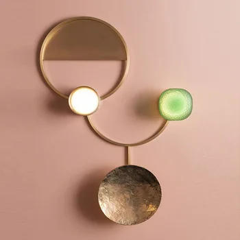 

Nordic light post-modern luxury wall lamp post modern hotel restaurant innovation abnormity wall lamp, wall lamp