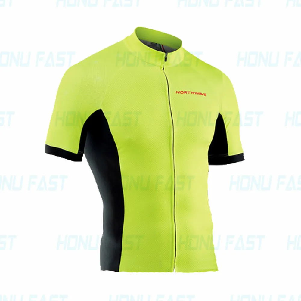cycling jersey1 Northwave Pro, короткий рукав, Майки для велоспорта, набор, летний, дышащий, для мужчин, нагрудник, шорты для велоспорта, Одежда MTB Nw Ropa Ciclismo Hombre - Цвет: cycling jersey1