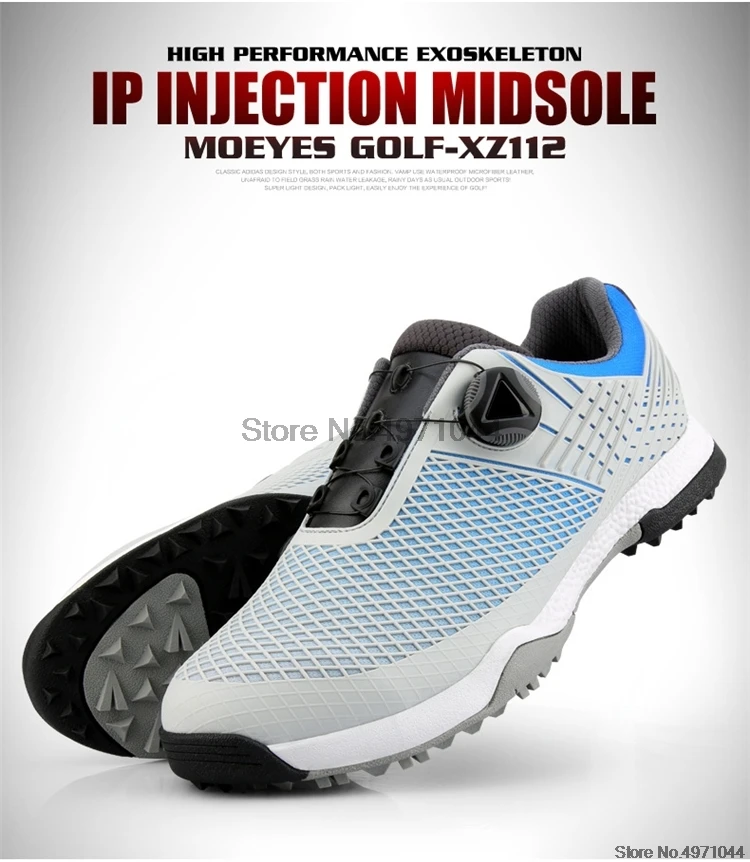 2019 Pgm Activities Nail Golf Shoes мужские непромокаемые Нескользящие кроссовки для гольфа/тенниса мужские вращающиеся шнурки легкие туфли D0704