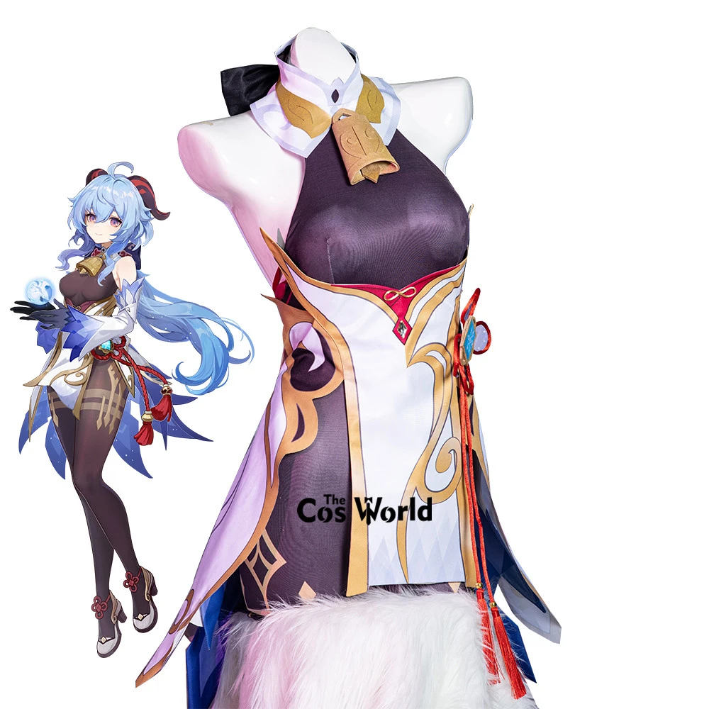 Genshin Impact Liyue Harbor Ganyu Dress Uniform Outfit Games Cosplay  Costumes - Cosplay Costumes - AliExpress