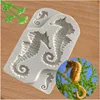 Hippocampus/Sea Horse Silicone Mold Fondant Sugarcraft Cake Decorating Tools Chocolate Gumpaste Jelly Mold  K597 ► Photo 1/4