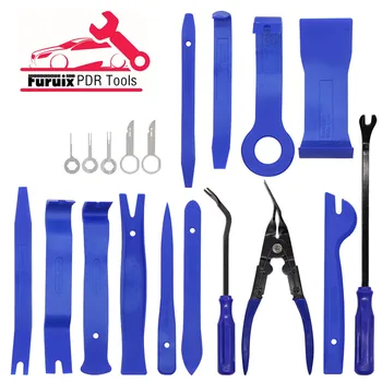

Car Trim Removal Tools Kit Car Panel Door Audio Removal Tool Kit with Clip Pliers Fastener Remover Pry Tool Set