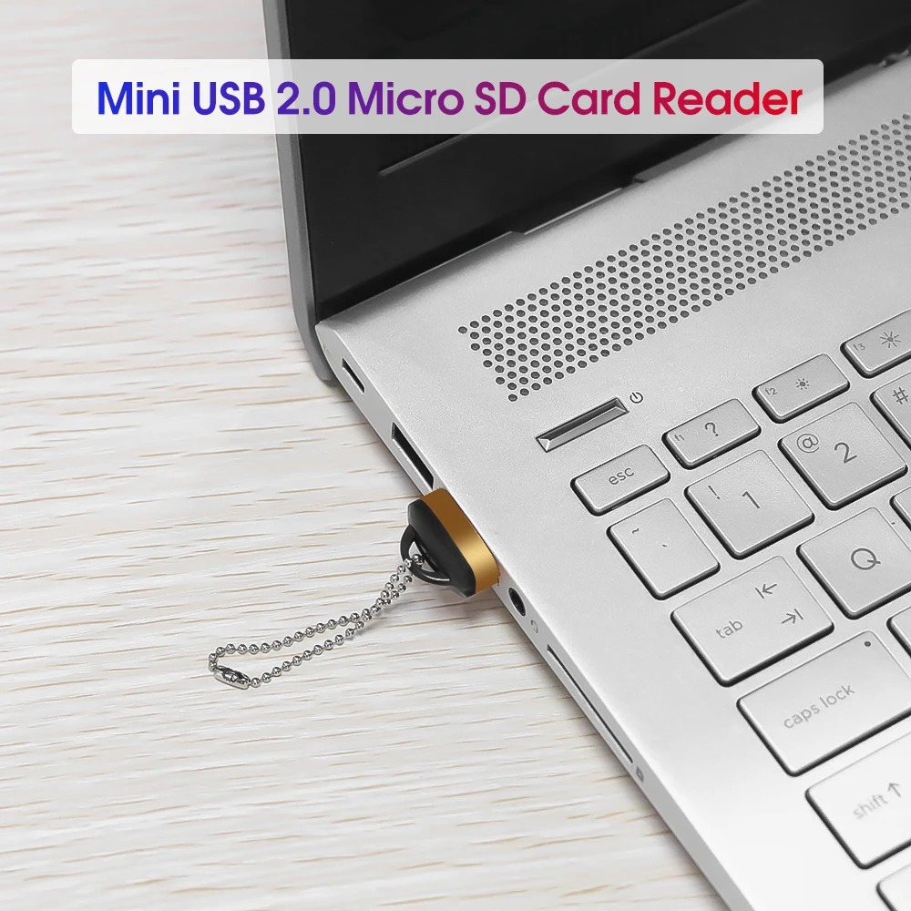 Kebidu высокоскоростной USB 2,0 кард-ридер мини USB TF карта адаптер для microSD карты памяти для ПК компьютер настольный лэптоп ноутбуки