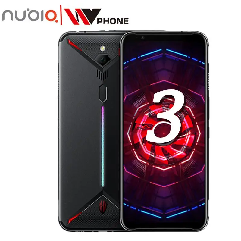 Мобильный телефон Nubia Red Magic 3, 6,65 дюймов, Snapdragon 855, отпечаток пальца, передний, 48 МП, задний, 16 МП, 8 ГБ, 128 ГБ, 5000 мАч, игровой телефон