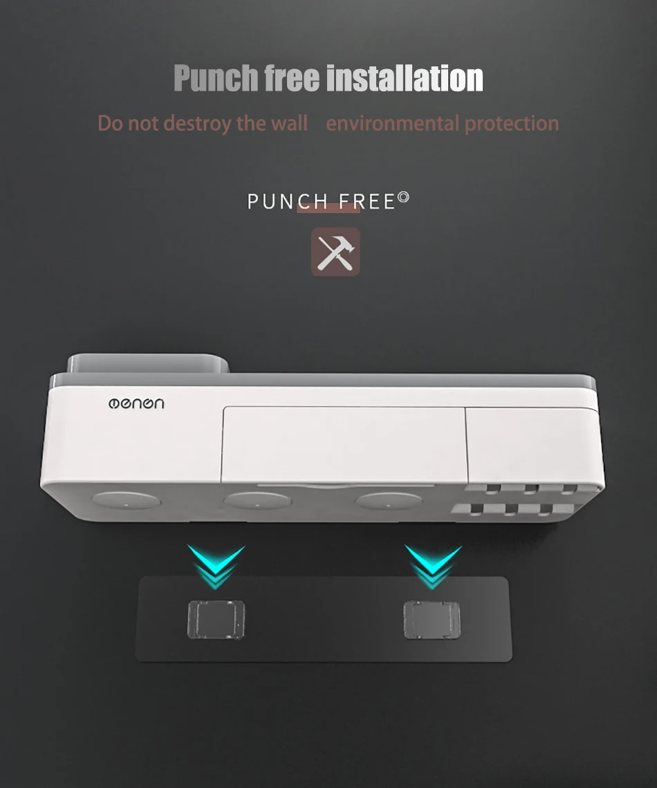 Magnetic Adsorption Toothbrush Holder 13