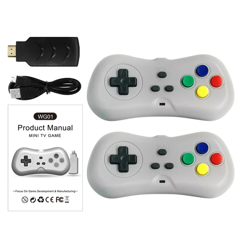 HDMI Беспроводная игровая консоль HD двойные геймпады с 638 играми Handleld видео игровая машина Ретро консоль плеер для подарка