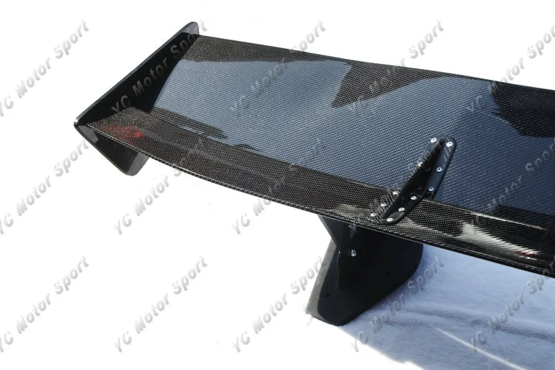 2001-2007  Mitsubishi Evolution 7-9 Voltex Type5 Style Trunk Spoiler GT Wing 1700mm CF with 29mm Aluminum Stands (15)
