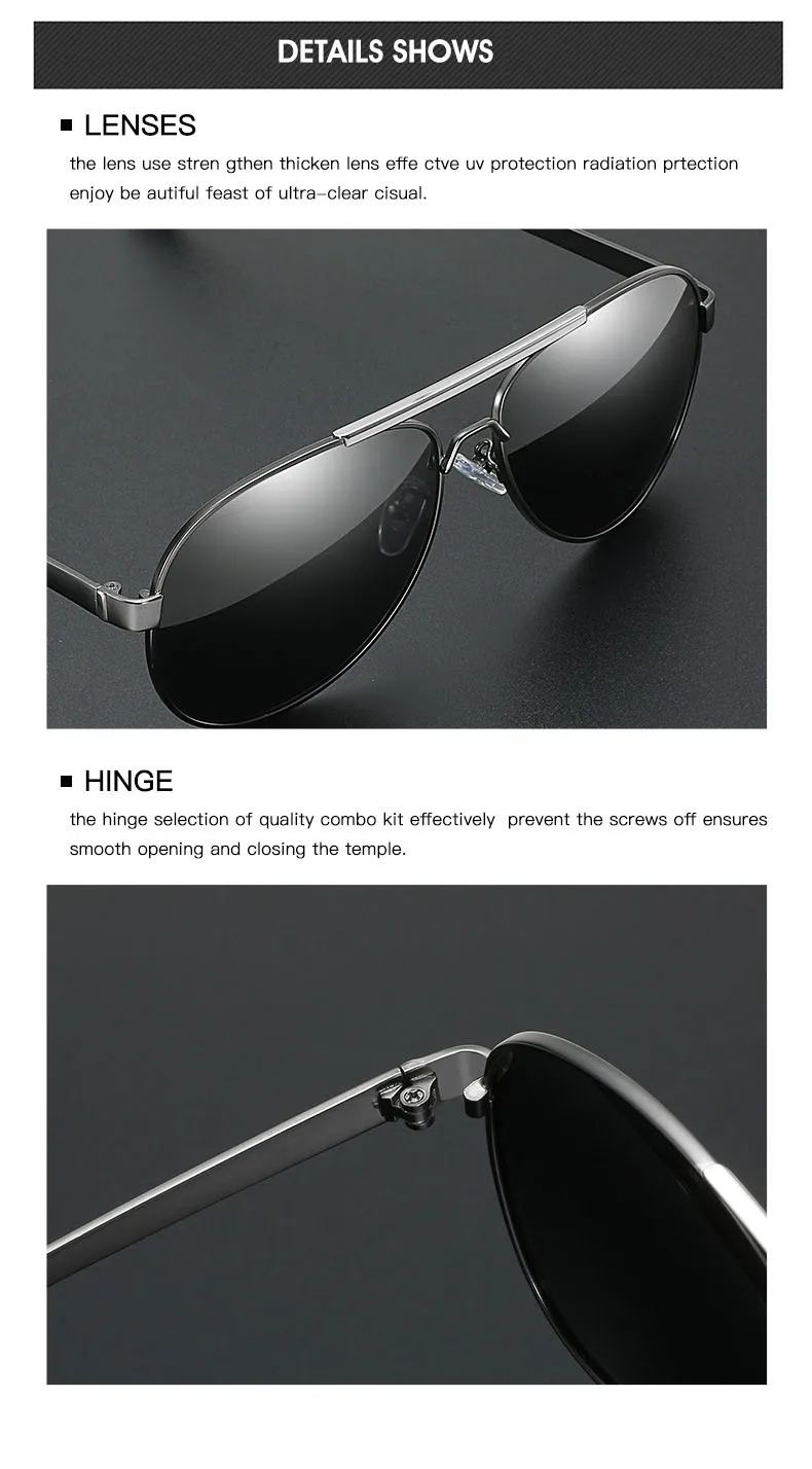 Мужские солнцезащитные очки, люксовый бренд, Mercede, поляризационные, для вождения, рыбалки, солнцезащитные очки для мужчин, пилот, фотохромные солнцезащитные очки, oculos de sol